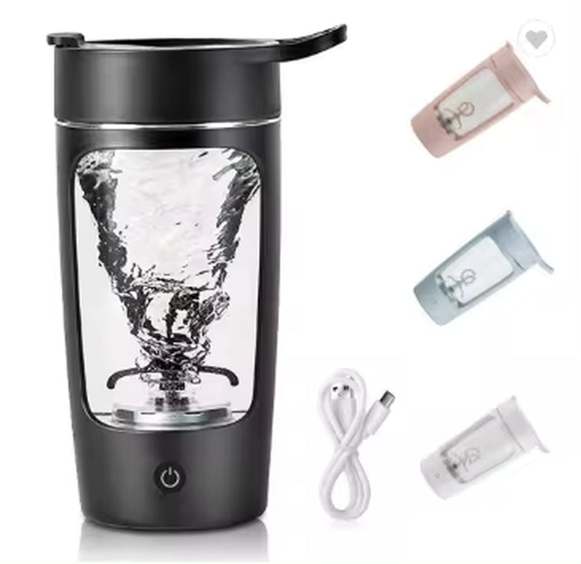 Wholesale Price 650Ml USB Rechargeable Electric Automatic Plastic Protein Shaker Bottle Gym Sports Fitness