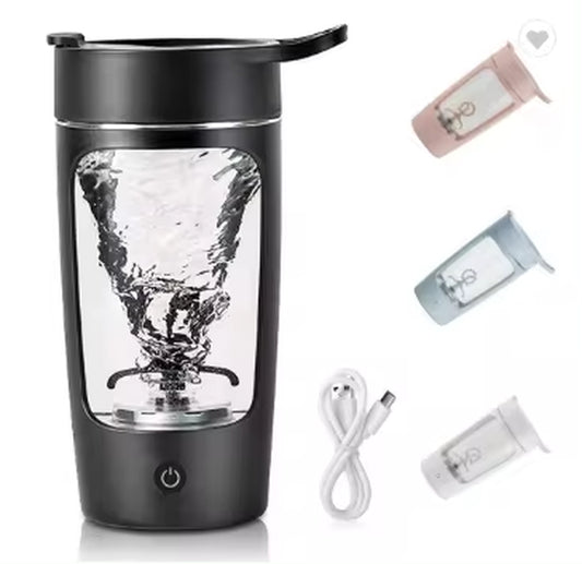 Wholesale Price 650Ml USB Rechargeable Electric Automatic Plastic Protein Shaker Bottle Gym Sports Fitness