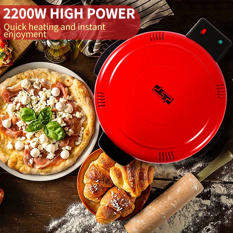 Oven Deep Pan 40Cm round Pizza Maker Oven Electric Portable Pizza Maker