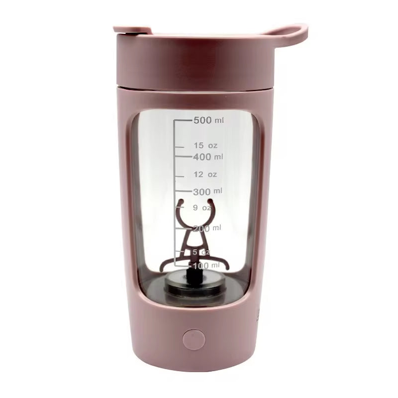 Wholesale Price 650Ml USB Rechargeable Electric Automatic Plastic Protein Shaker Bottle Gym Sports Fitness