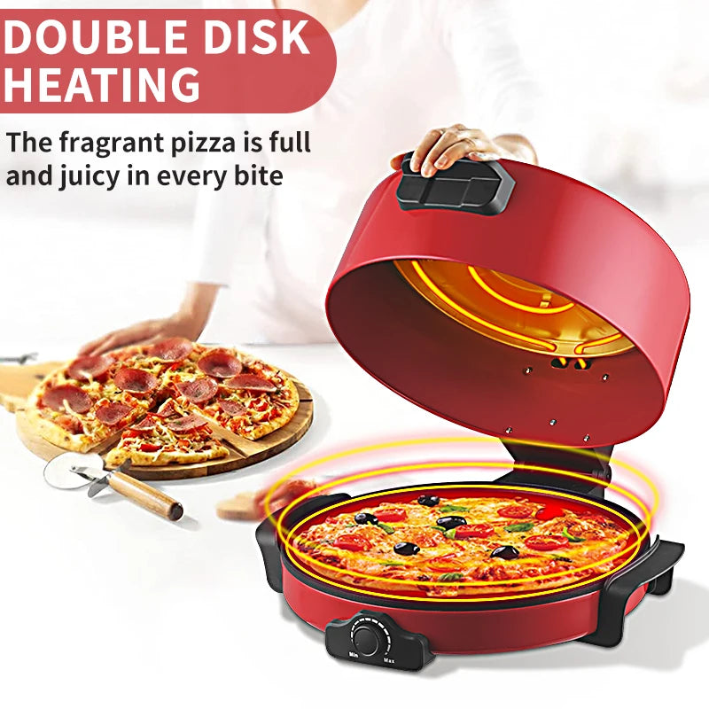 Oven Deep Pan 40Cm round Pizza Maker Oven Electric Portable Pizza Maker